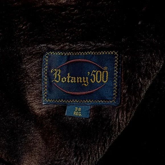 Vintage Botany 500 Men's Trench Coat 38 Reg with Zip Out Bore Luxury Liner - Picture 6 of 12